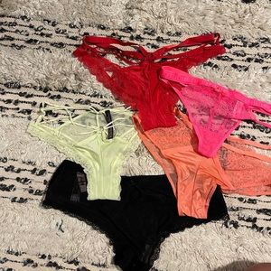 Lot of 5 brand new with tags VS panties size XL